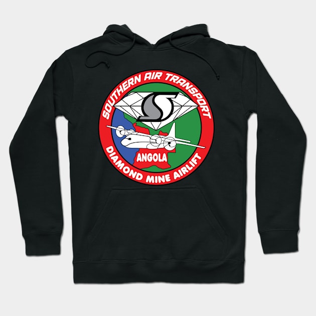 The PARANOIA CIA Airlines Collection: Southern Air Transport: Angola Airlift Hoodie by orphillips